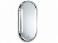 Wall-mounted LED mirror with touch sensor 30 x 18 x 2cm in silver finish